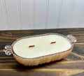 Anchor Hocking “Old Café” Relish Dish - Campfire Marshmallow