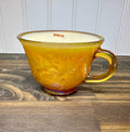 Indiana Glass Marigold Carnival Glass Teacup - Salted Butterscotch
