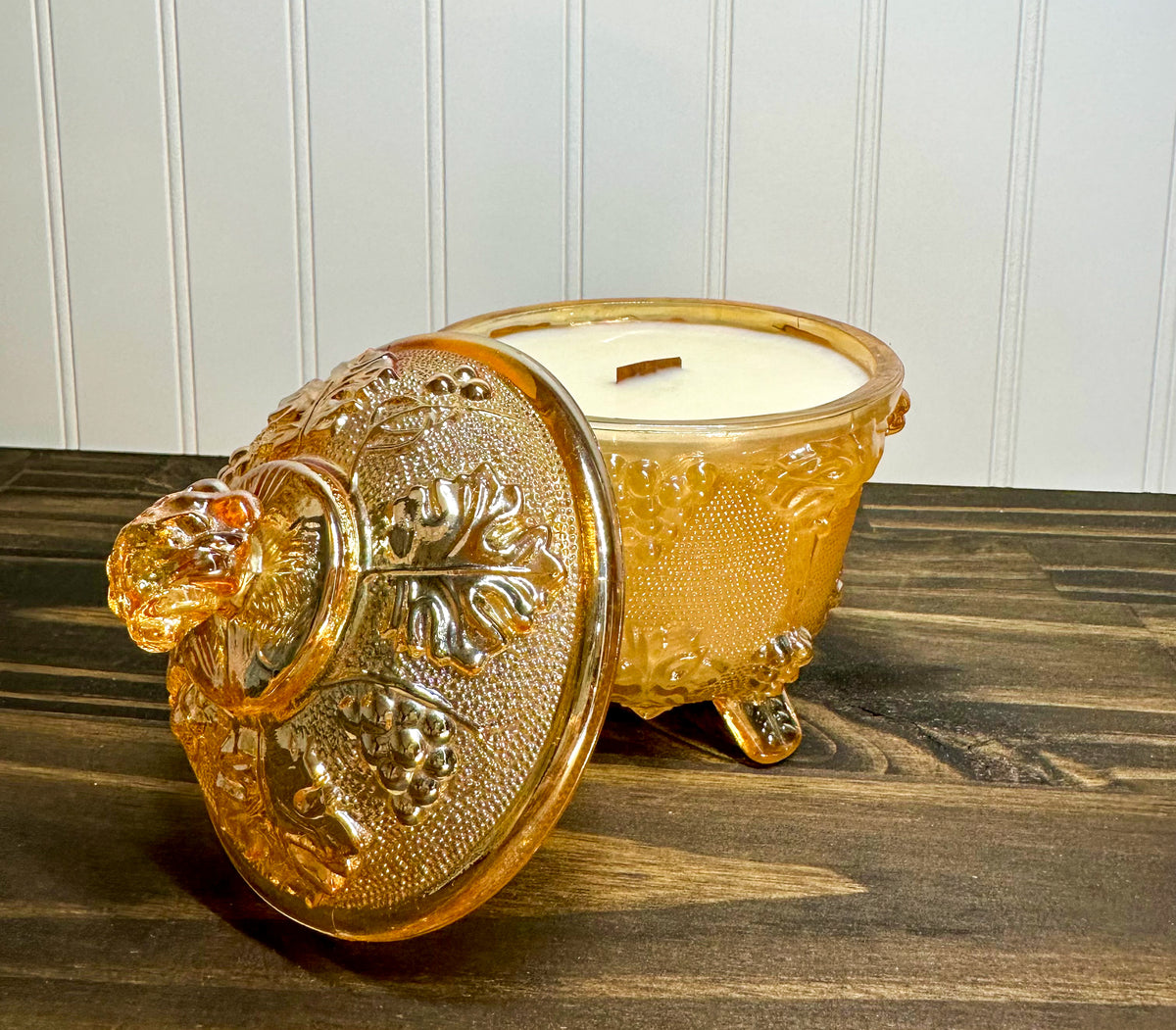 Jeanette Footed Candy Dish - Pumkin Maple Crunch
