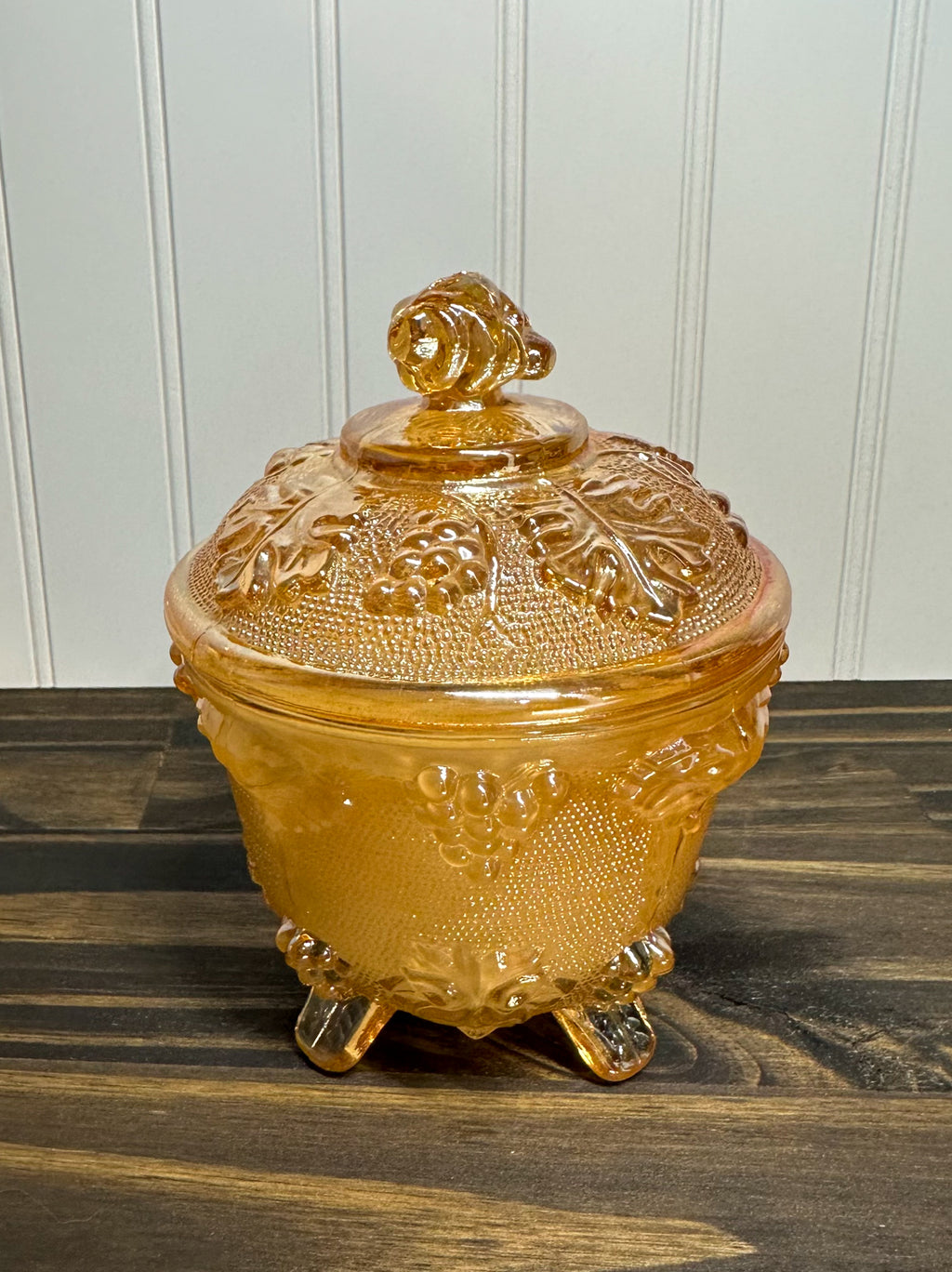Jeanette Footed Candy Dish - Pumkin Maple Crunch