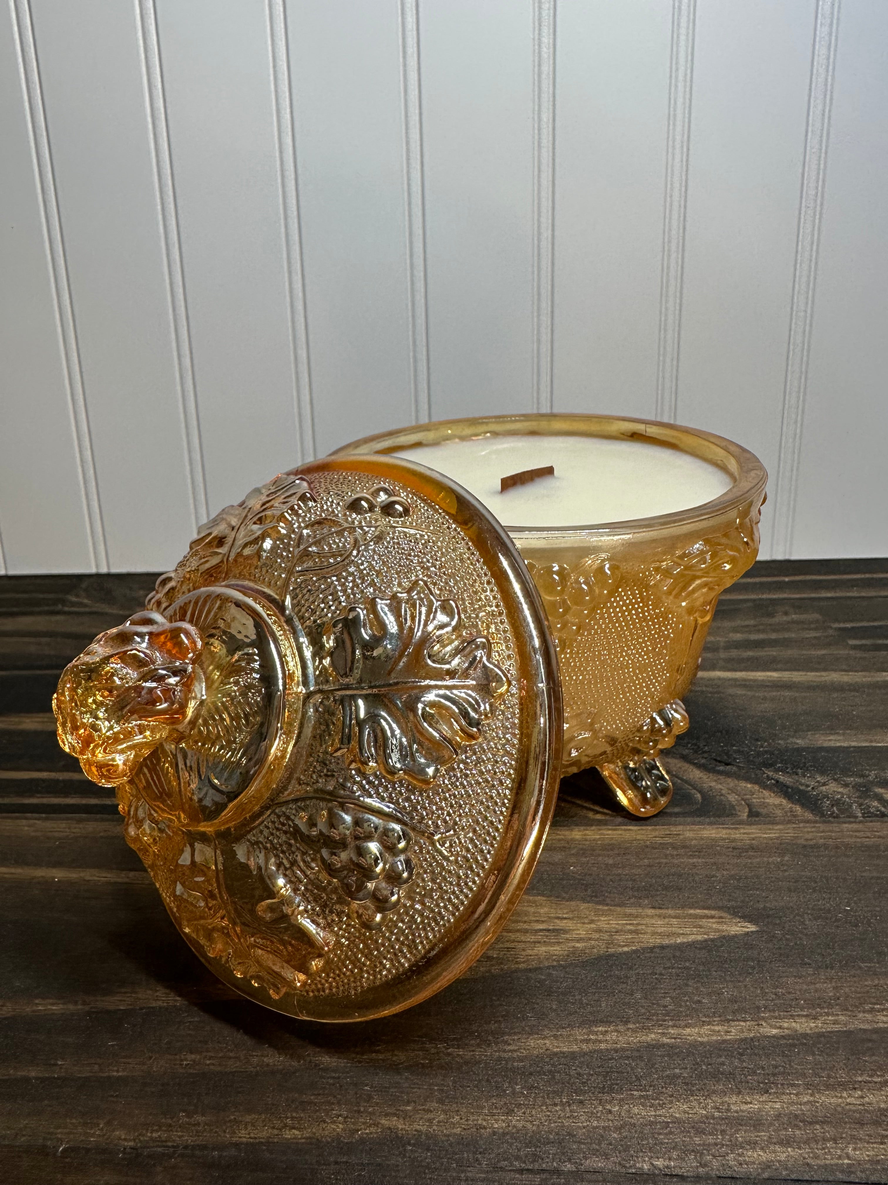 Jeanette Footed Candy Dish - Pumkin Maple Crunch